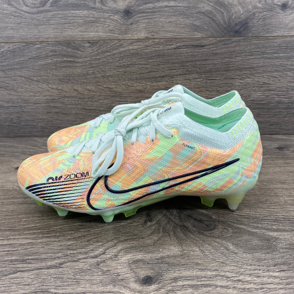 Nike Zoom Vapor 15 Elite SG-Pro AC Mens 5.5 Womens 7 Green Cleats DJ5168-344
